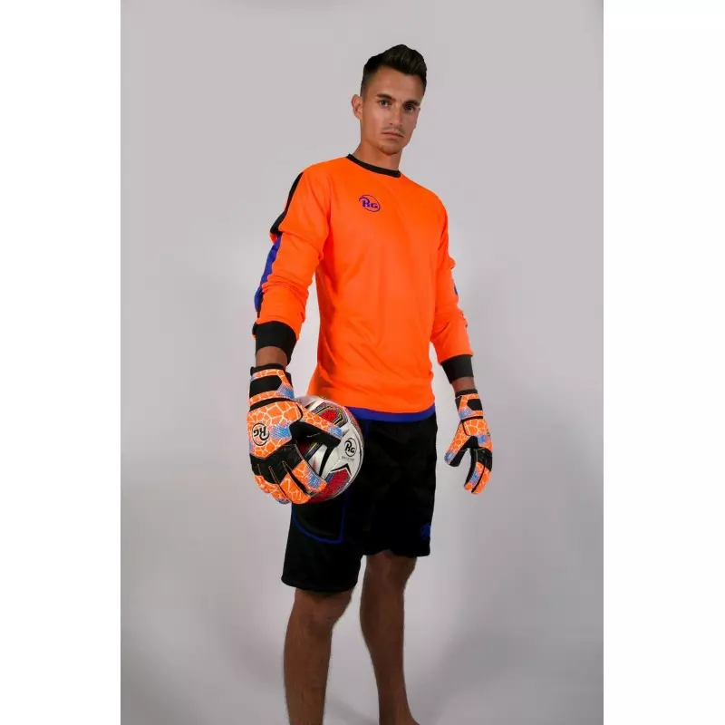 Maillot de gardien Avec Protections aux Coudes / ORANGE - (Goalie Padded Shirt Long Sleeves Orange) - junior & adulte RG