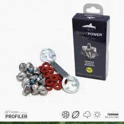 12 Crampons 8/11 mm - Pack PREMIUM SG - SmartPower (clé de serrage incluse)