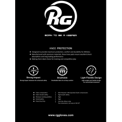 Genouillères de protection RG pour gardien de but