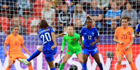 Photo d'un match de l'Euro féminin de football 2022