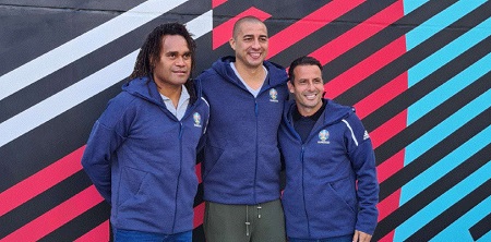 Christian Karembeu, David Trezeguet et Ludovic Giuly