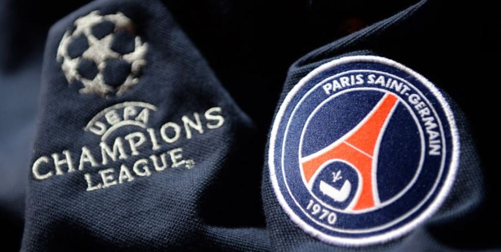 Logo du PSG et de la Champions League