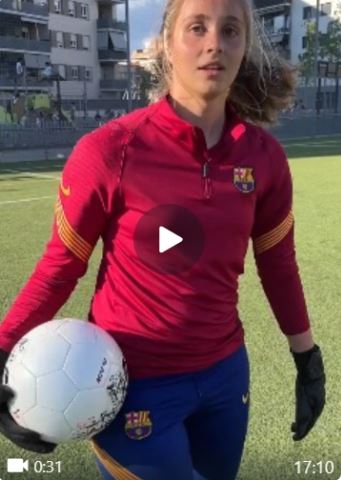 gardienne foot barcelone Meri Munoz