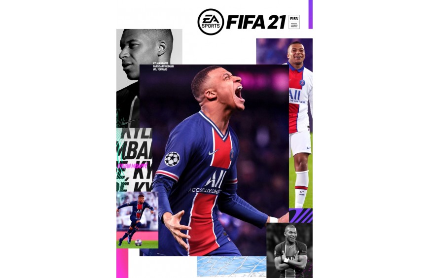 FIFA 21 : Kylian Mbappe nouvelle egerie de la jaquette du jeu video foot